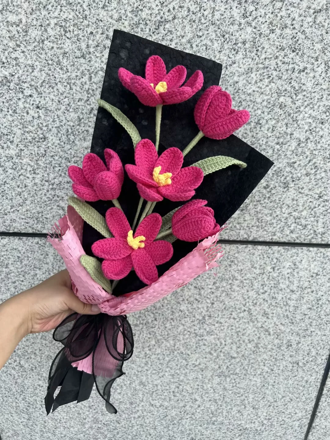 深粉色郁金香