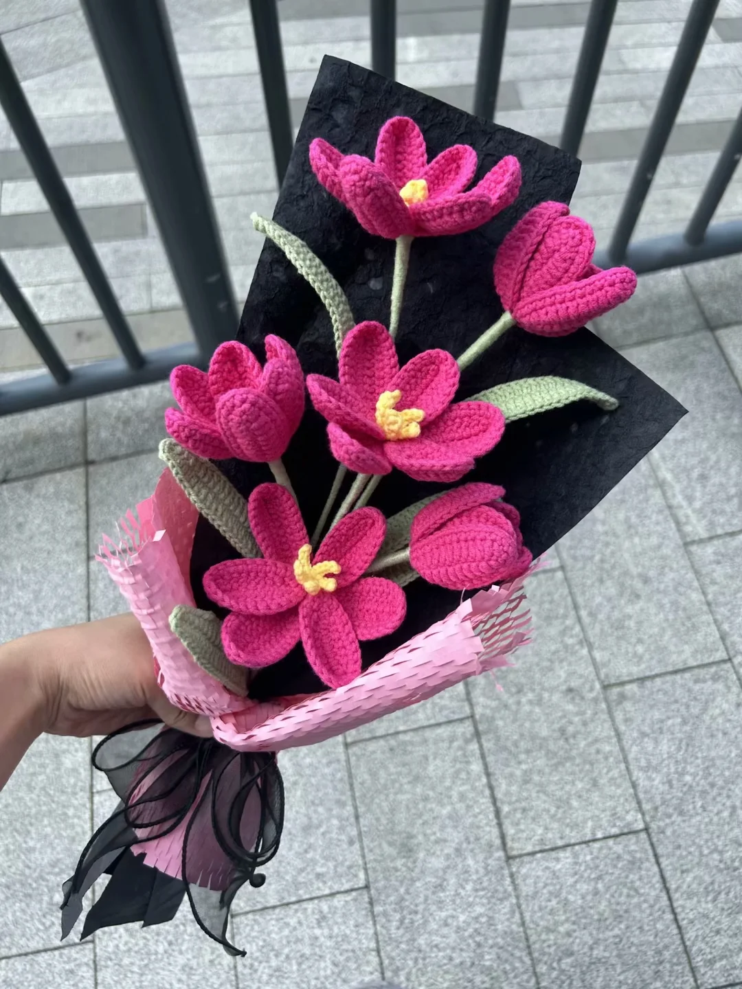 粉色郁金香